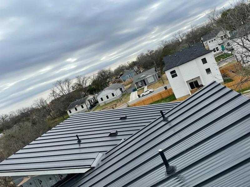Standing seam metal roof panels with vents for Skylight Repair in South Fayette